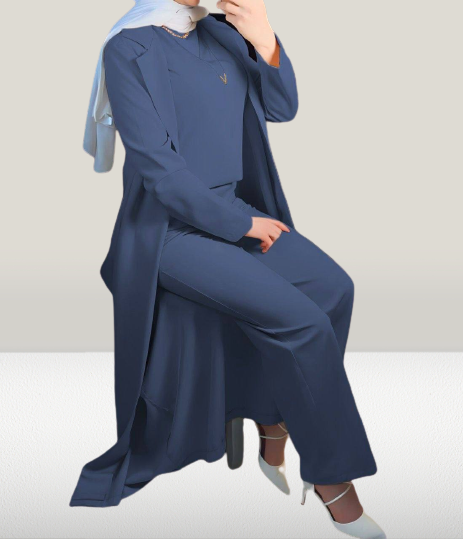 Blue Three Piece Elegance Set