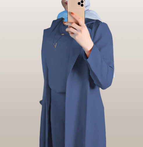 Blue Three Piece Elegance Set
