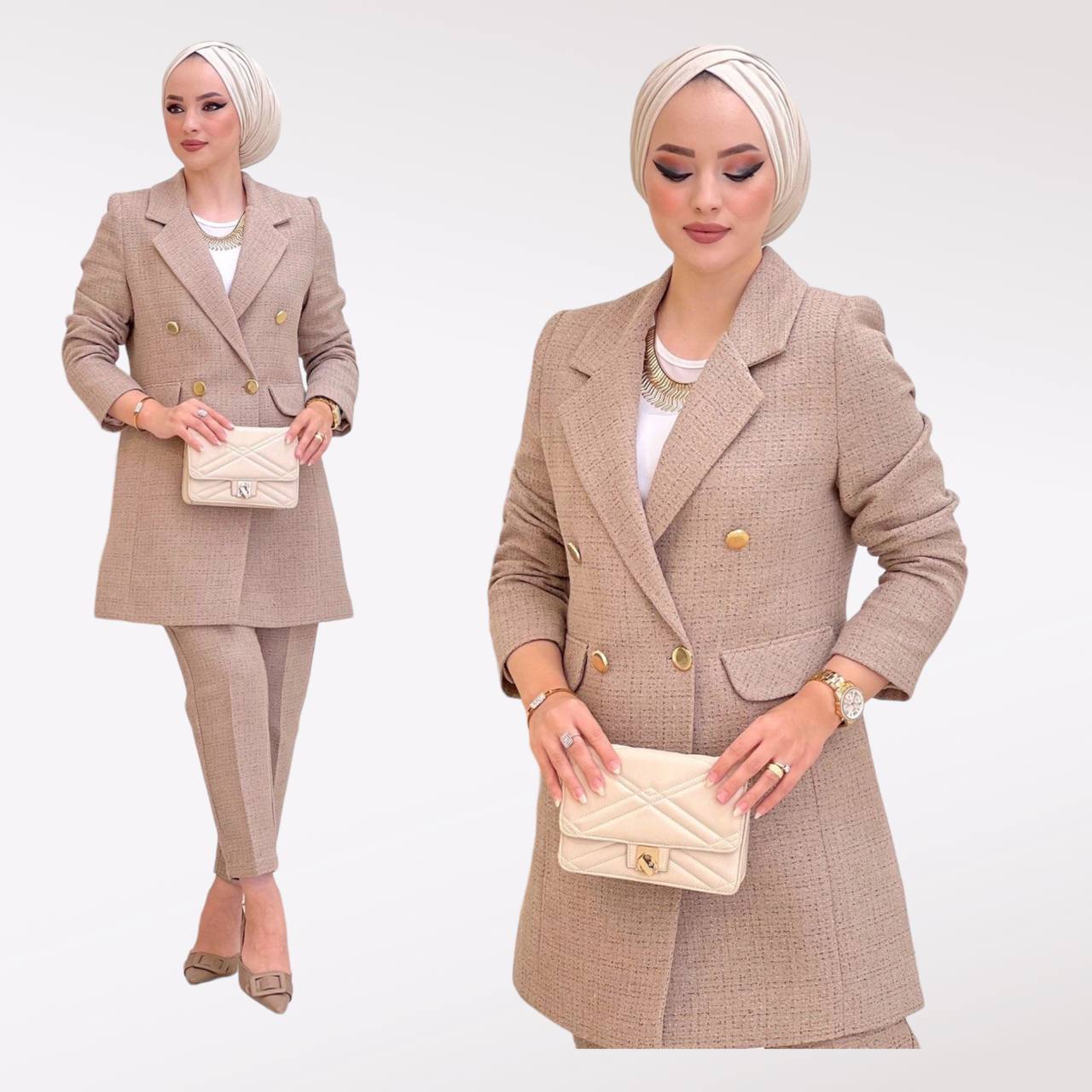 Beige-Modest-Winter-Suit-1-Rosama-Fashion