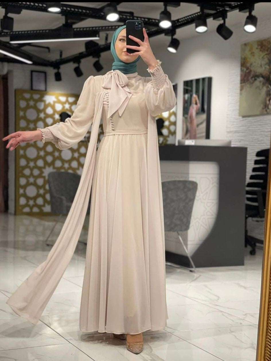 Chiffon Bowtie Dress
