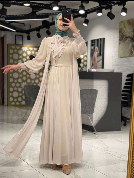 Chiffon Bowtie Dress