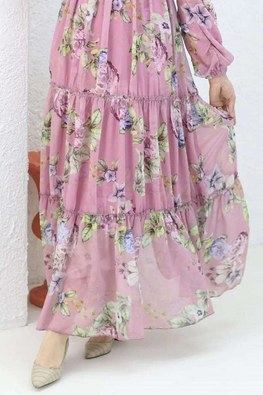 Dusty-Rose-Floral-Chiffon-Maxi-Dress-3-Rosama-Fashion