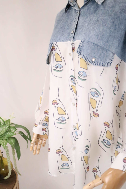 Faces-Denim-top-Shirt-4-Rosama-Fashion