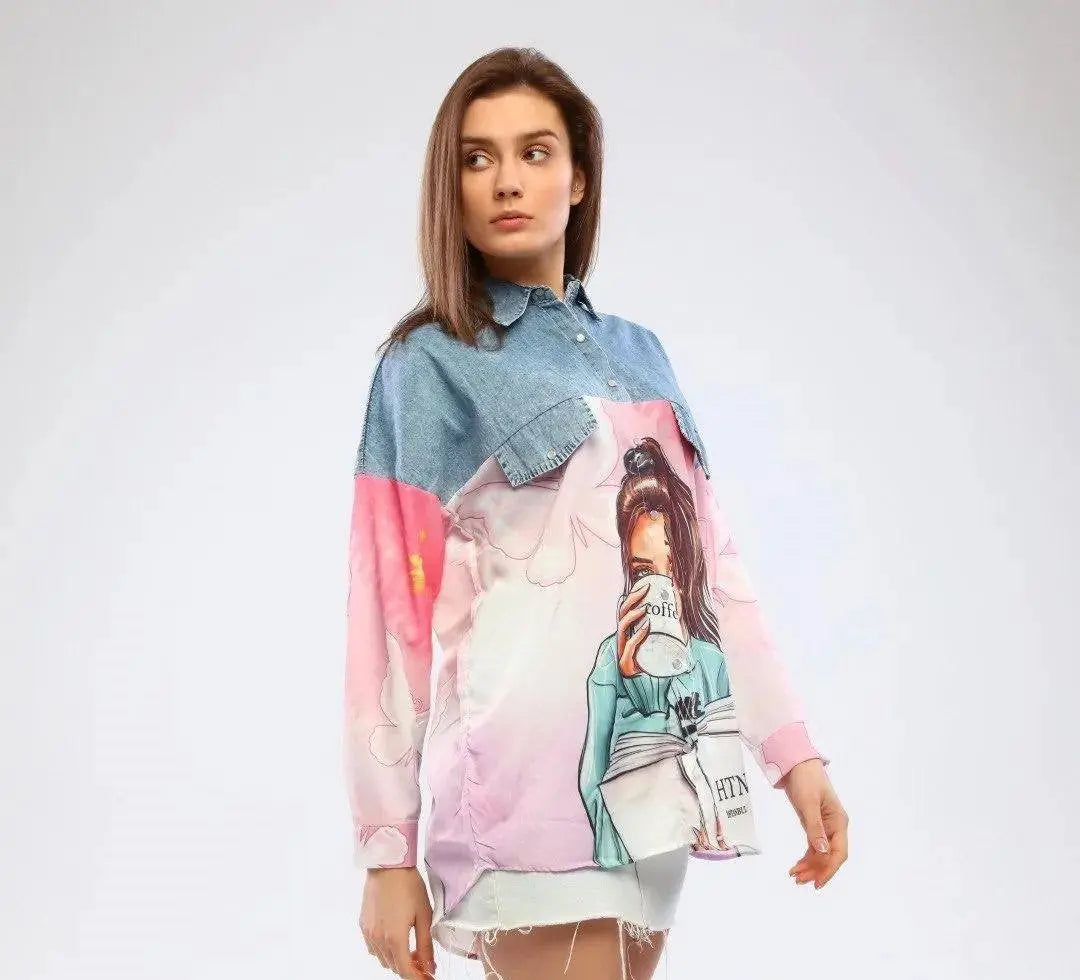 Reading-with-Coffee-Shirt-1-Rosama-Fashion