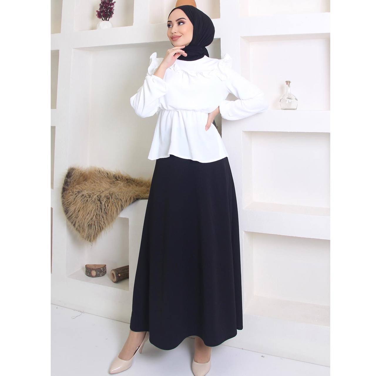 Shirt-and-Skirt-Set-White-4-Rosama-Fashion