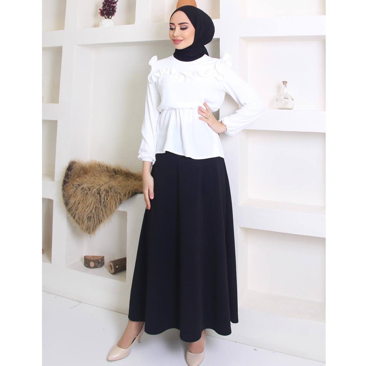 Shirt-and-Skirt-Set-White-5-Rosama-Fashion
