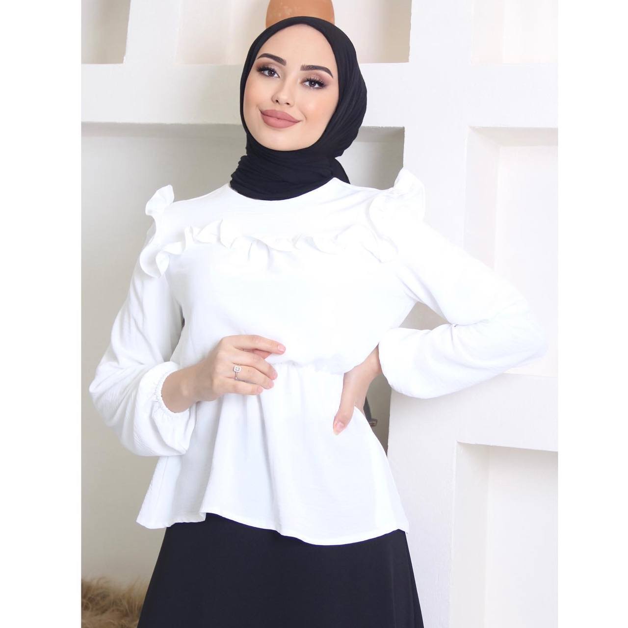 Shirt-and-Skirt-Set-White-6-Rosama-Fashion