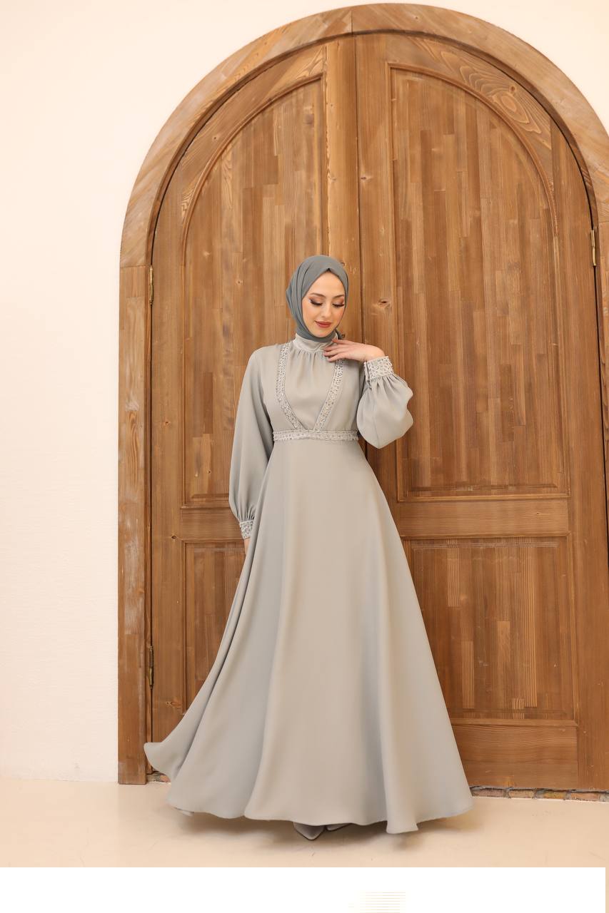 V-Design-Modest-Satin-Dress-2-Rosama-Fashion