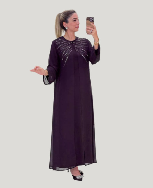 Purple Abaya One Piece