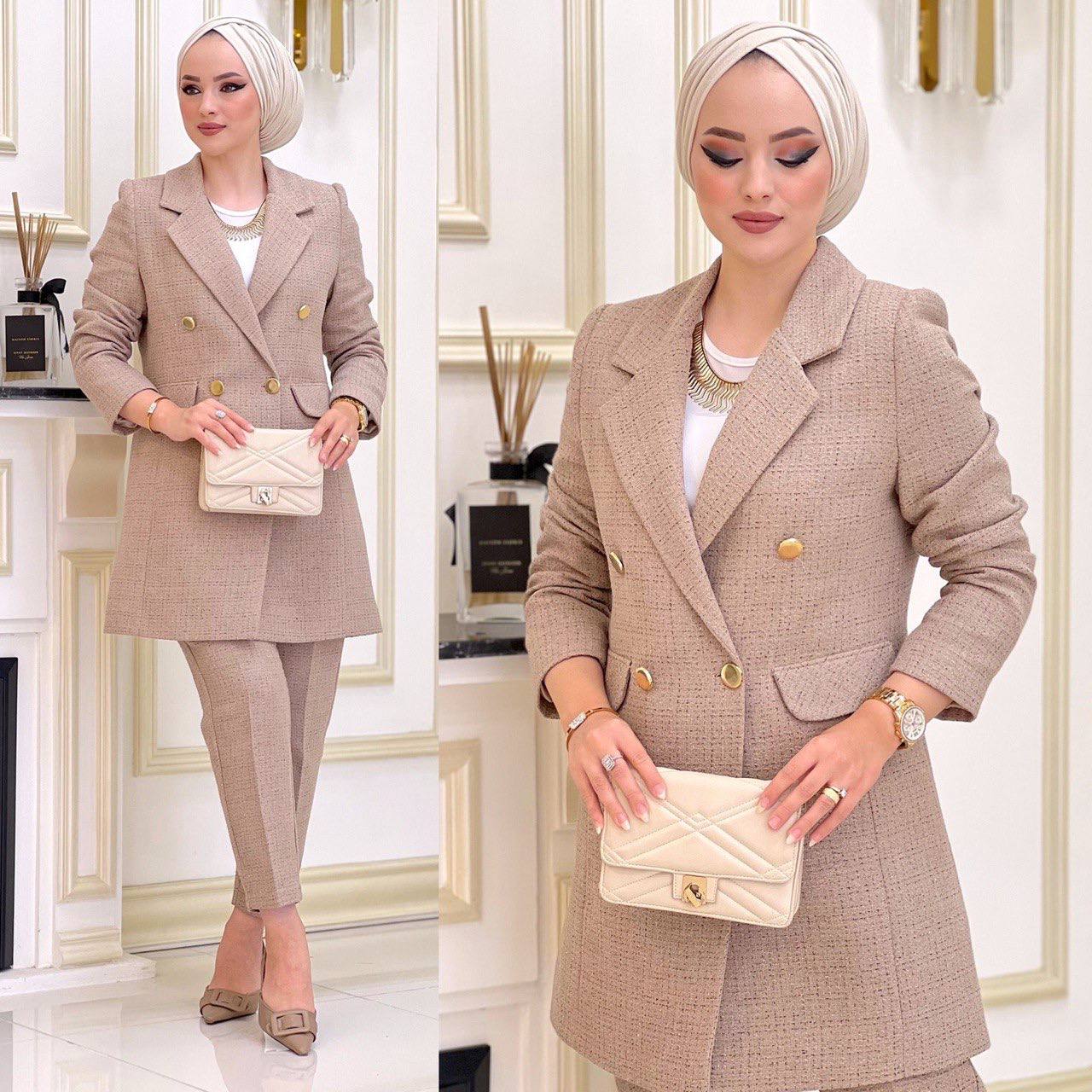 Beige-Modest-Winter-Suit-2-Rosama-Fashion