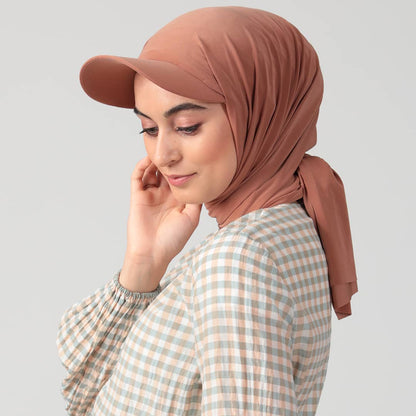 Burnt-Brick-brimmed-headscarf-rosama-fashion