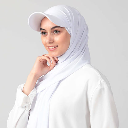 Cap-Scarf-White-1-Rosama-Fashion