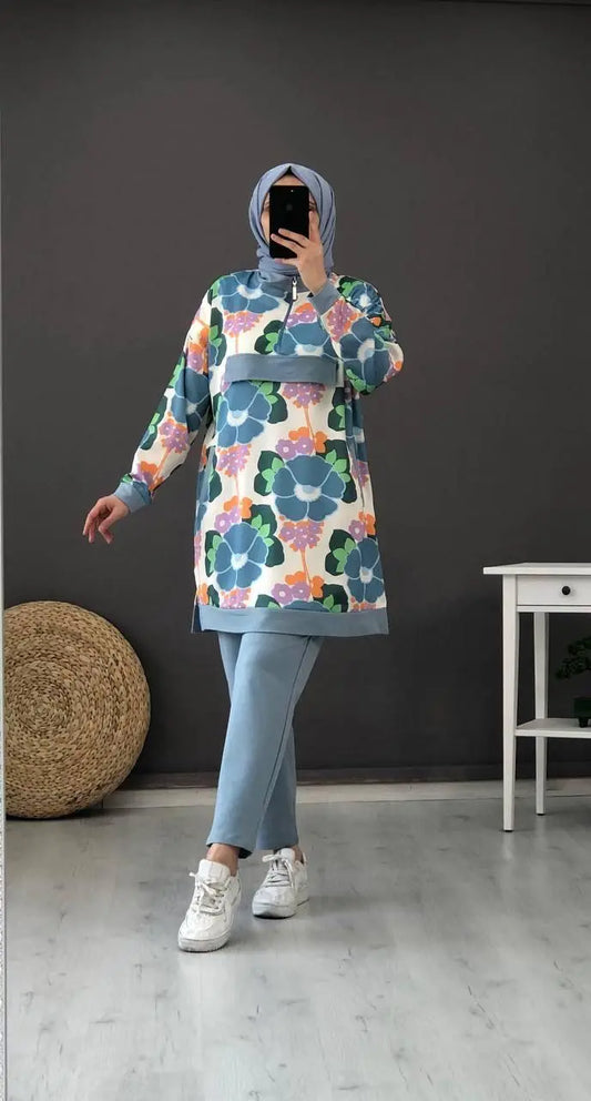 Floral-Cotton-Outwear-Set-2-Rosama-Fashion