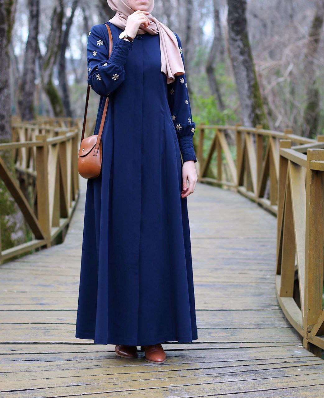 Floral-Sleeve-Abaya-Dress-2-Rosama-Fashion