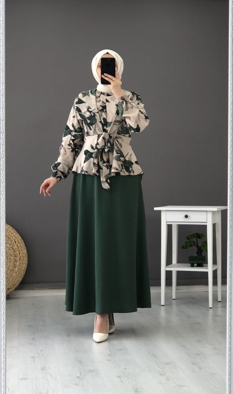 Green-Leaf-Skirt-Set-2-Rosama-Fashion