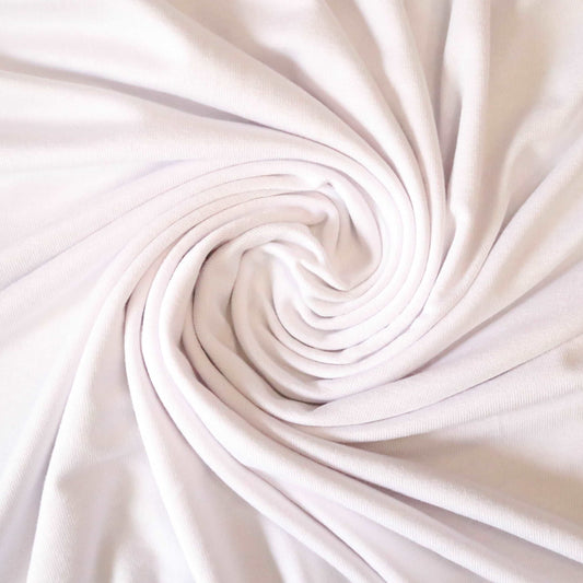 White Jersey Cotton Scarf