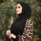 Leopard-Print-Sleeve-Open-Abaya-3-Rosama-Fashion