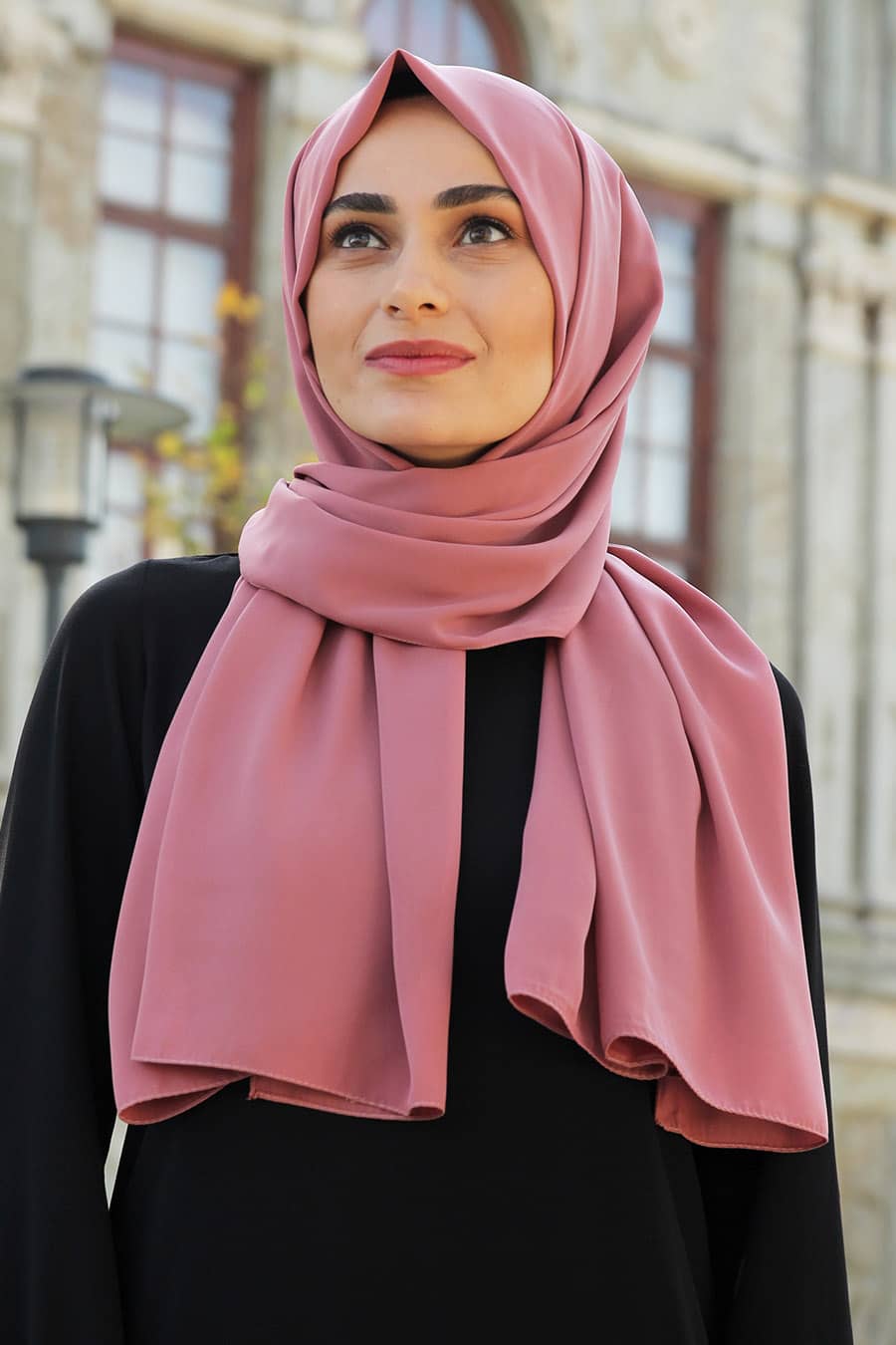 Pink Madina Hijab High Quality Rosama Fashion