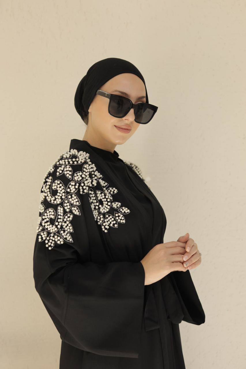 Pearl Open Abaya - Elegant and Stylish Islamic Clothing for Women | Rosama  Fashion