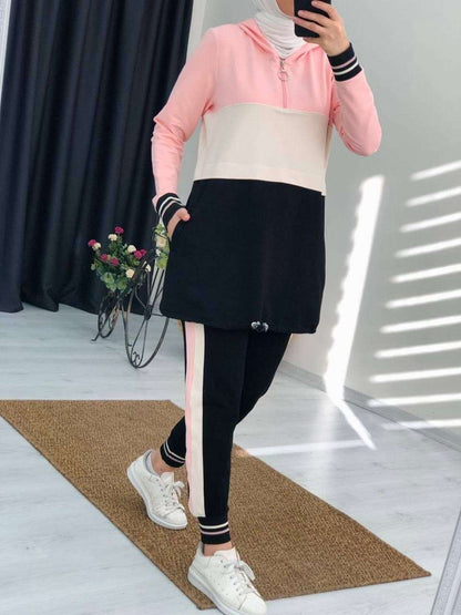 Pink-and-black-Hoodie-Set-3-Rosama-Fashion